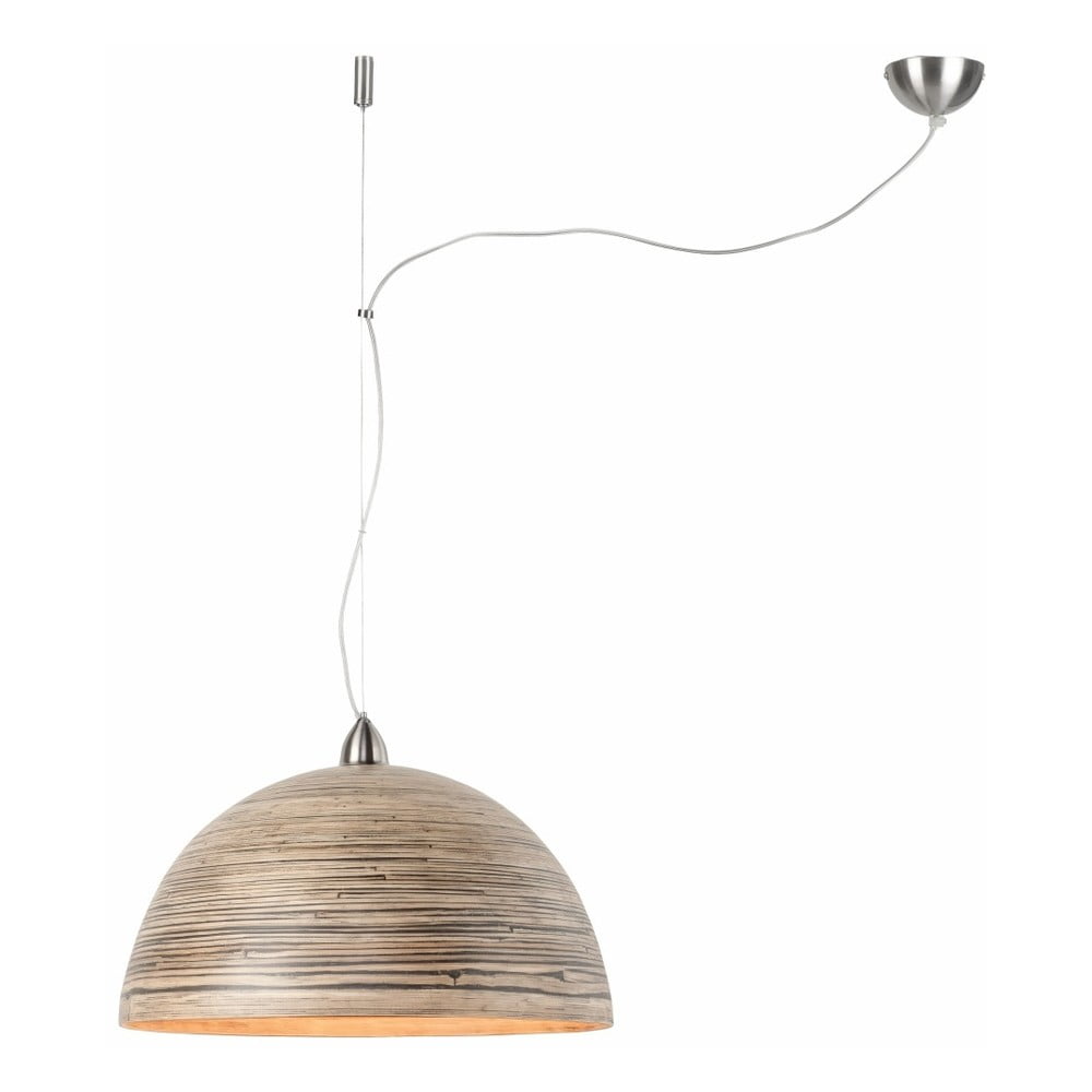 Hnědé závěsné bambusové světlo Good&Mojo Halong Good&Mojo