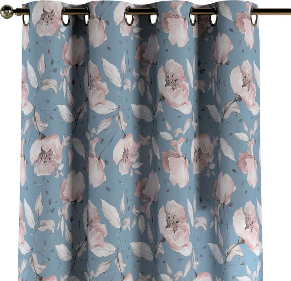 Modro-růžový závěs 260x130 cm Magic - Yellow Tipi Yellow Tipi