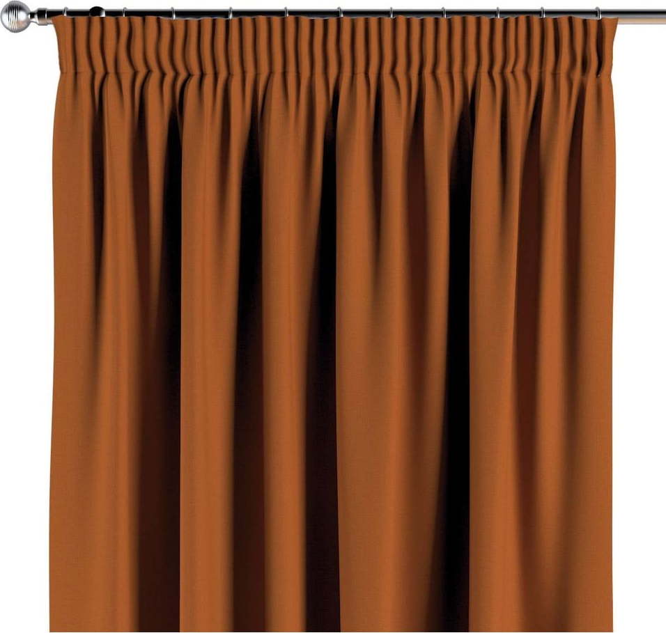 Oranžový závěs 260x130 cm Cotton Story - Yellow Tipi Yellow Tipi