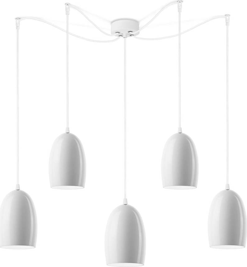 Pětiramenné závěsné svítidlo Sotto Luce UME S Glossy