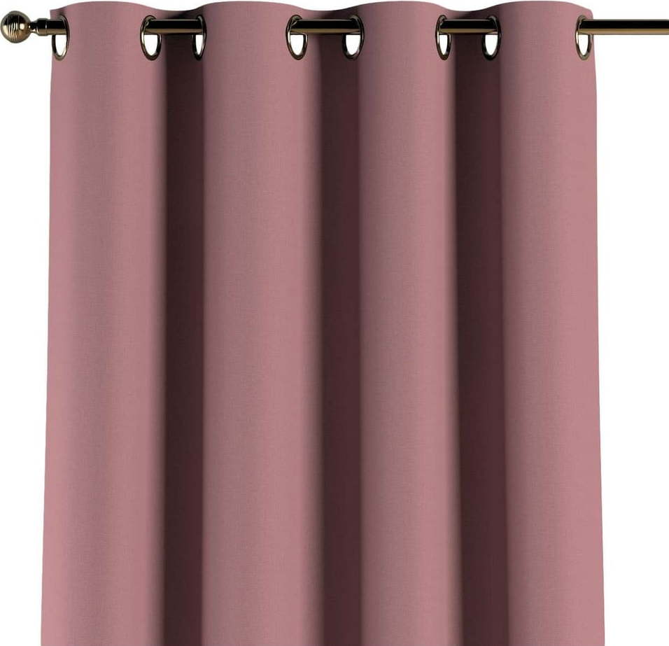 Růžový závěs 260x130 cm Cotton Story - Yellow Tipi Yellow Tipi