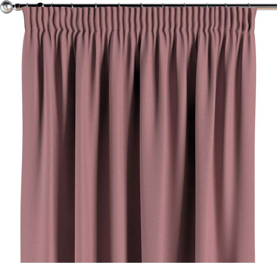 Růžový závěs 260x130 cm Cotton Story - Yellow Tipi Yellow Tipi