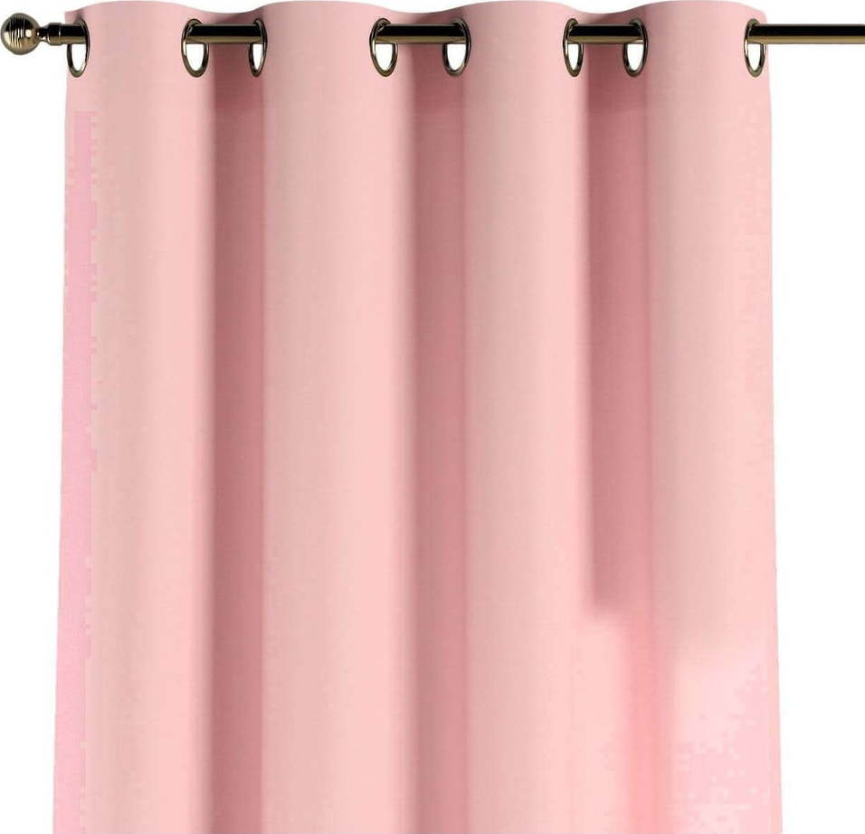 Růžový závěs 260x130 cm Happiness - Yellow Tipi Yellow Tipi