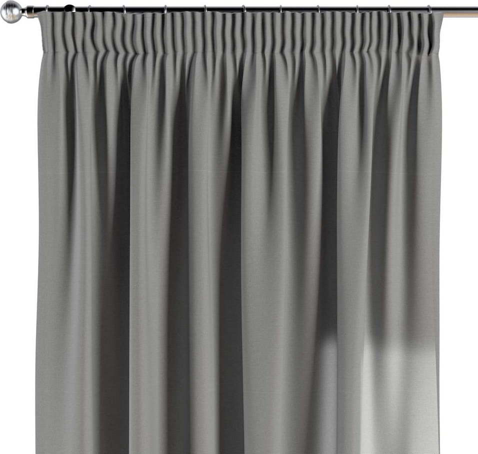 Šedý závěs 260x130 cm Happiness - Yellow Tipi Yellow Tipi