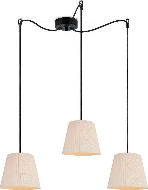 Světle béžové závěsné svítidlo Sotto Luce KAMI Elementary S 3S Sotto Luce