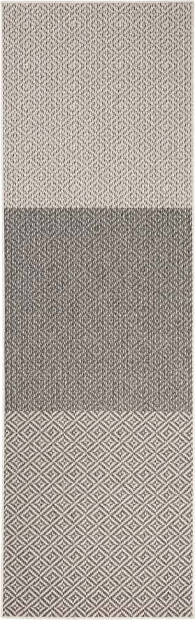 Světle šedý oboustranný venkovní běhoun NORTHRUGS Maui