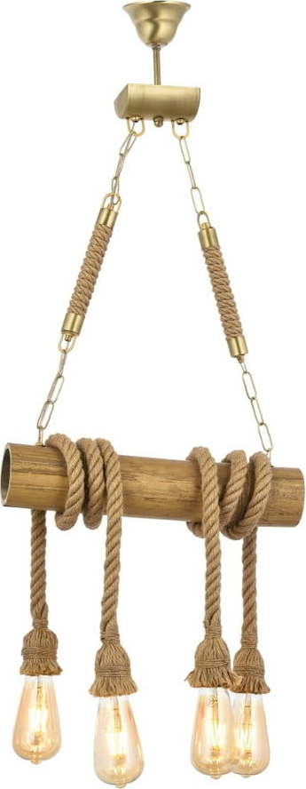 Závěsné svítidlo z bambusového dřeva Bambu Opviq lights