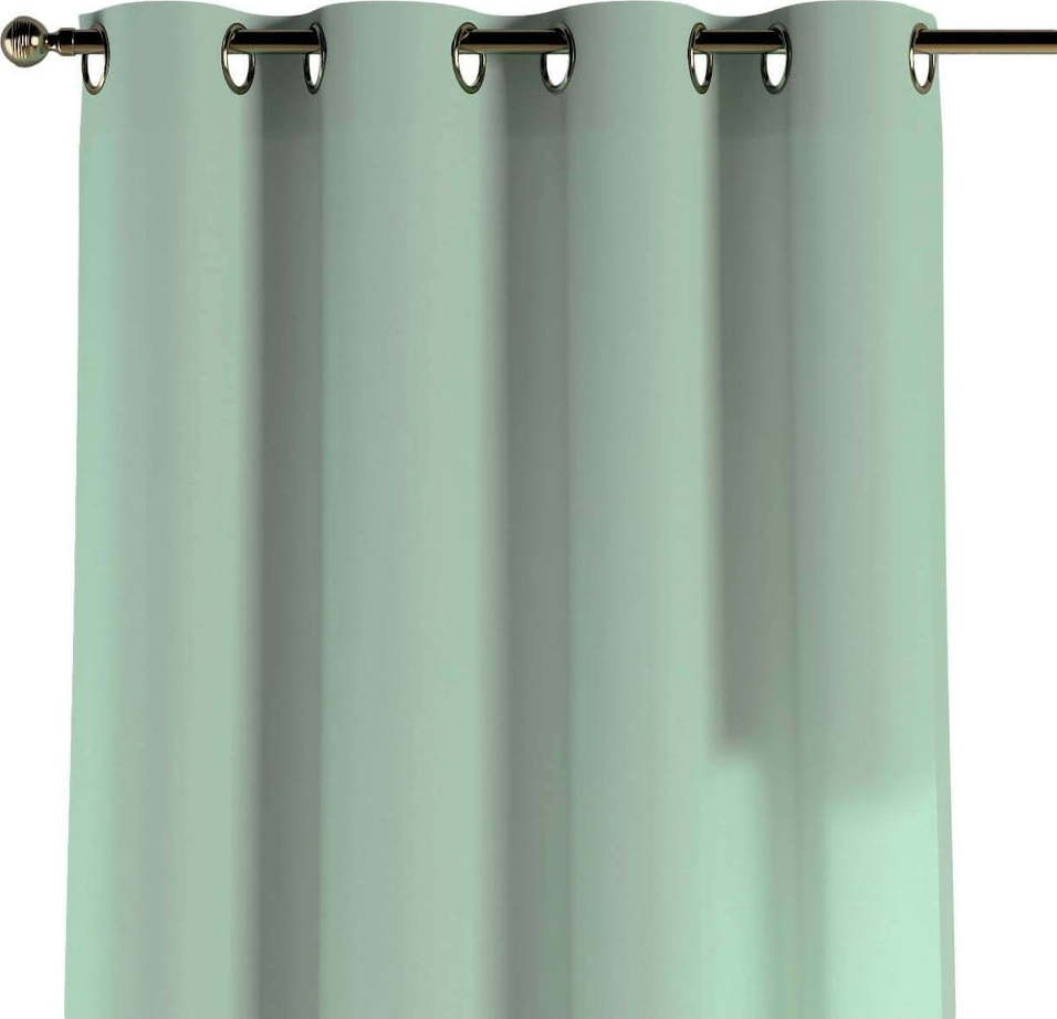 Zelený závěs 260x130 cm Happiness - Yellow Tipi Yellow Tipi