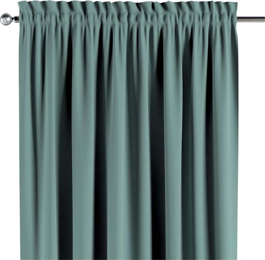 Zelený závěs 260x130 cm Posh Velvet - Yellow Tipi Yellow Tipi