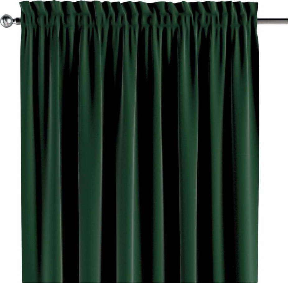 Zelený závěs 260x130 cm Posh Velvet - Yellow Tipi Yellow Tipi