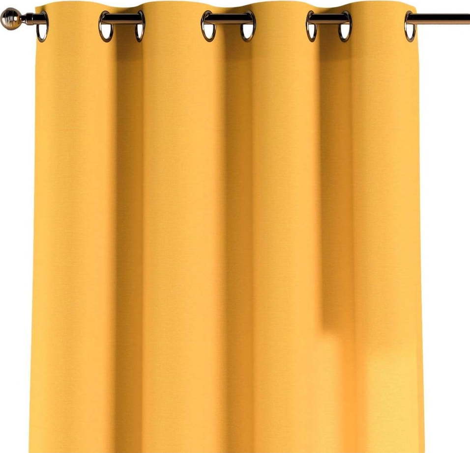 Žlutý závěs 260x130 cm Happiness - Yellow Tipi Yellow Tipi