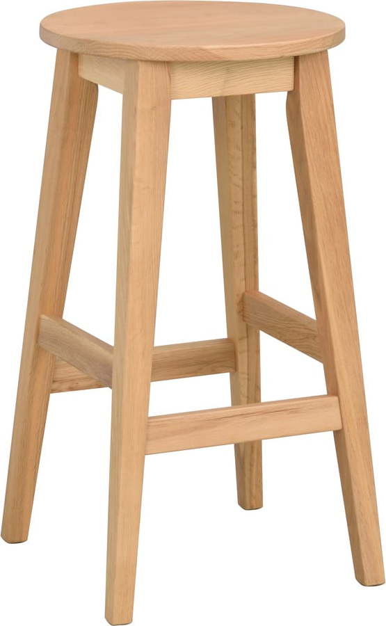 Barová židle z dubového dřeva v přírodní barvě 65 cm Austin - Rowico Rowico