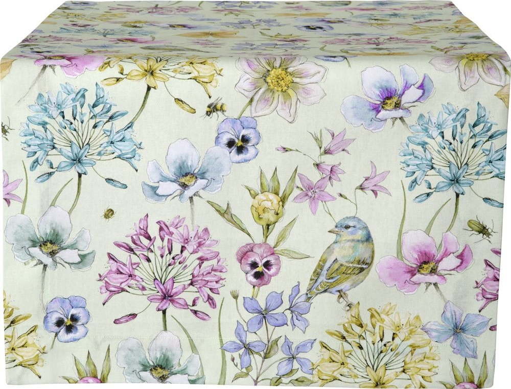 Běhoun na stůl z bio bavlny 150x45 cm Freya - IHR IHR