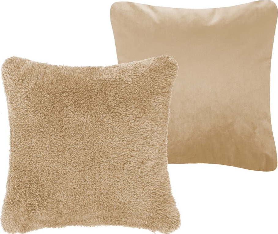 Béžový dekorativní polštář Tiseco Home Studio Teddy