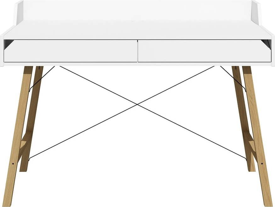 Bílý psací stůl Lotta BELLAMY