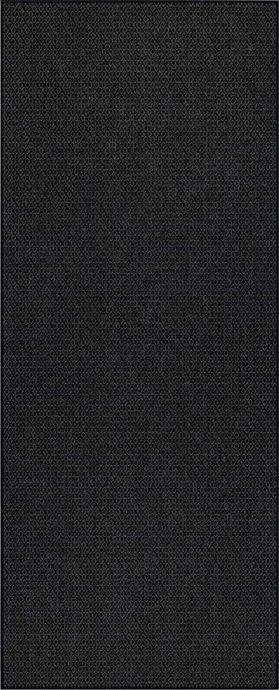 Černý koberec běhoun 250x80 cm Bello™ - Narma Narma