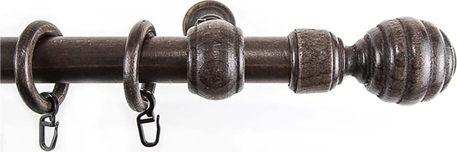 Dřevěná garnýž 205 cm Granat - SP TREND SP TREND