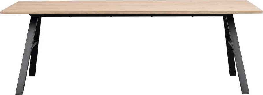 Jídelní stůl s deskou v dubovém dekoru 220x90 cm Brigham - Rowico Rowico