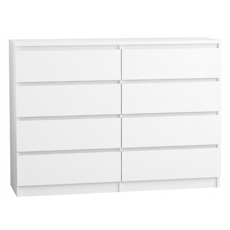 Komoda 140/8 cm - bílá Signal-nabytek