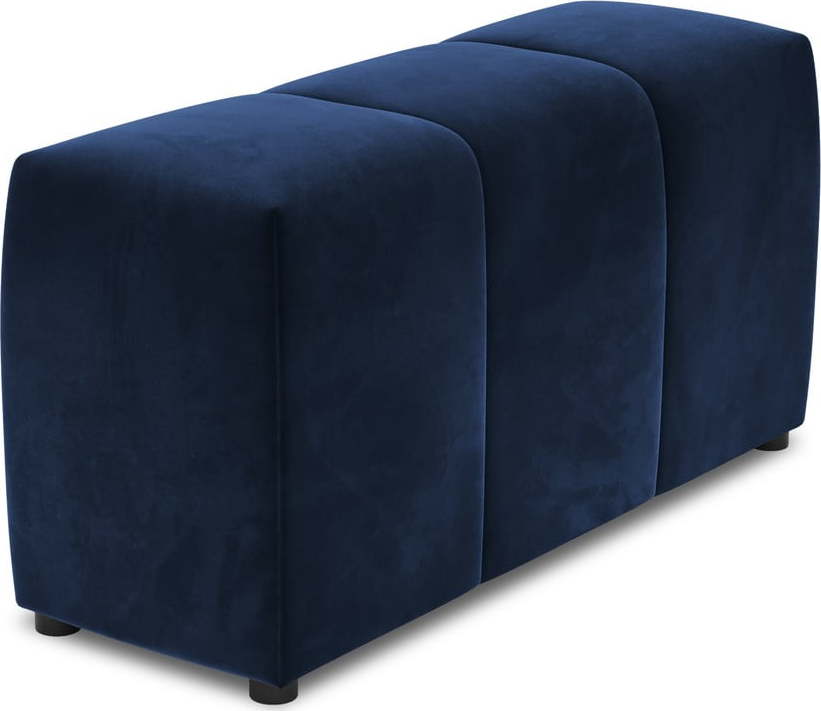 Modrá sametová područka k modulární pohovce Rome Velvet - Cosmopolitan Design Cosmopolitan design