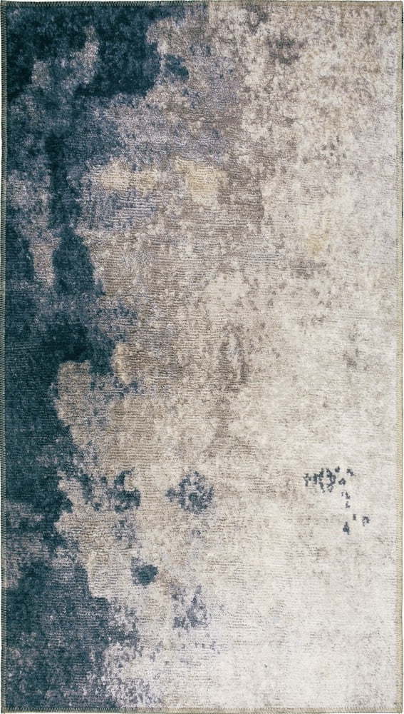 Modro-krémový pratelný koberec 80x50 cm - Vitaus Vitaus