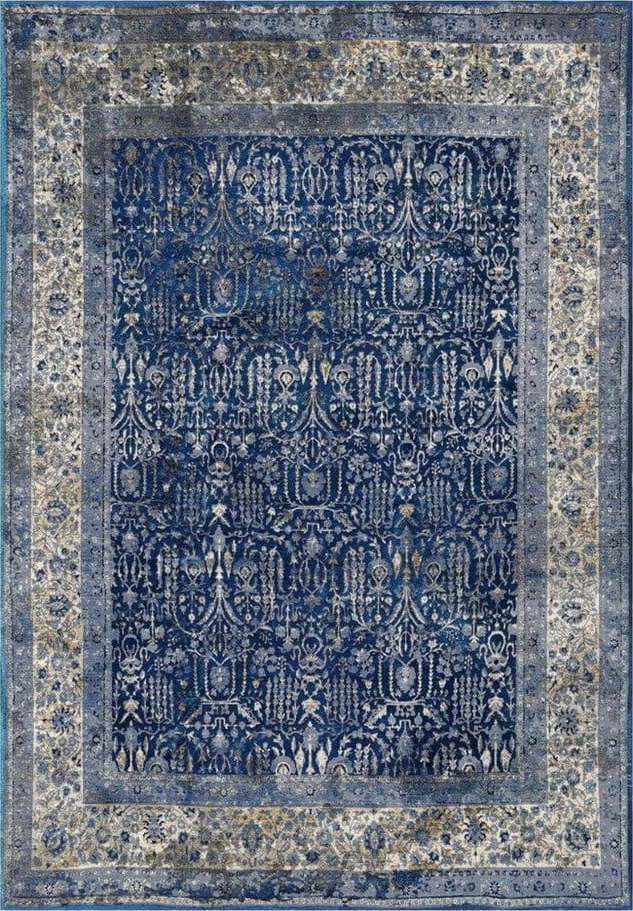 Modro-šedý koberec Floorita Tabriz