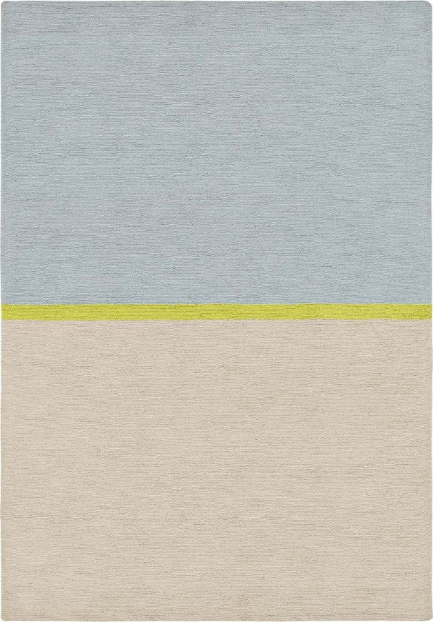 Modrý/béžový vlněný koberec 160x230 cm Menta - Remember Remember