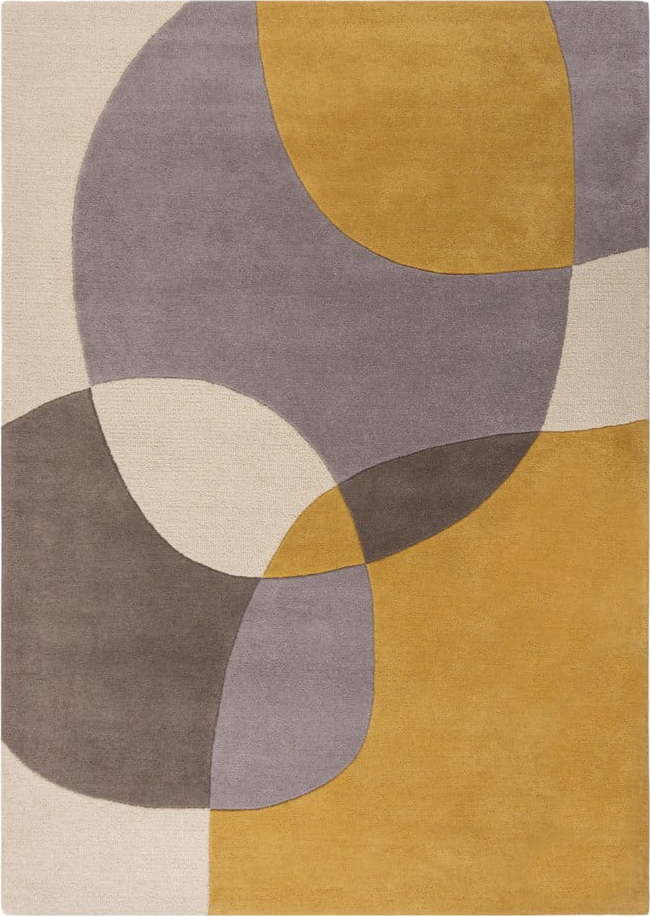 Oranžovo-béžový vlněný koberec 230x160 cm Glow - Flair Rugs Flair Rugs