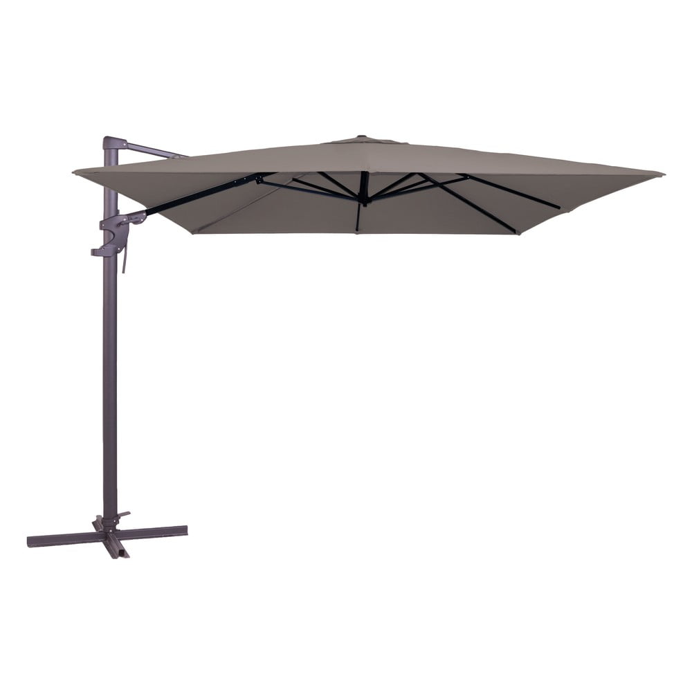 Šedý/béžový slunečník 300x300 cm Monaco Flex III - Madison MADISON
