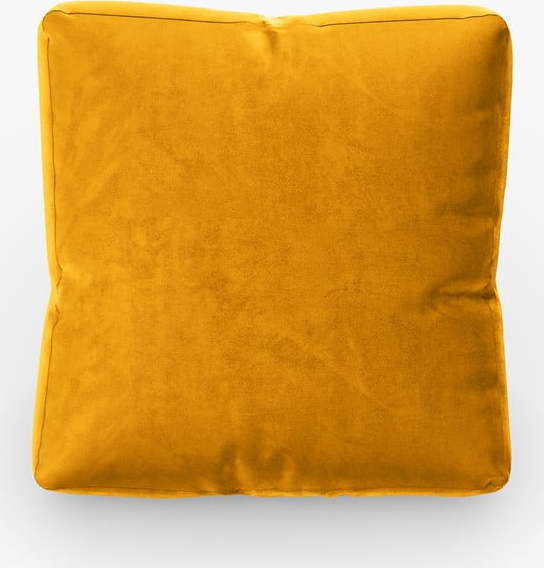Žlutý sametový polštář k modulární pohovce Rome Velvet - Cosmopolitan Design Cosmopolitan design