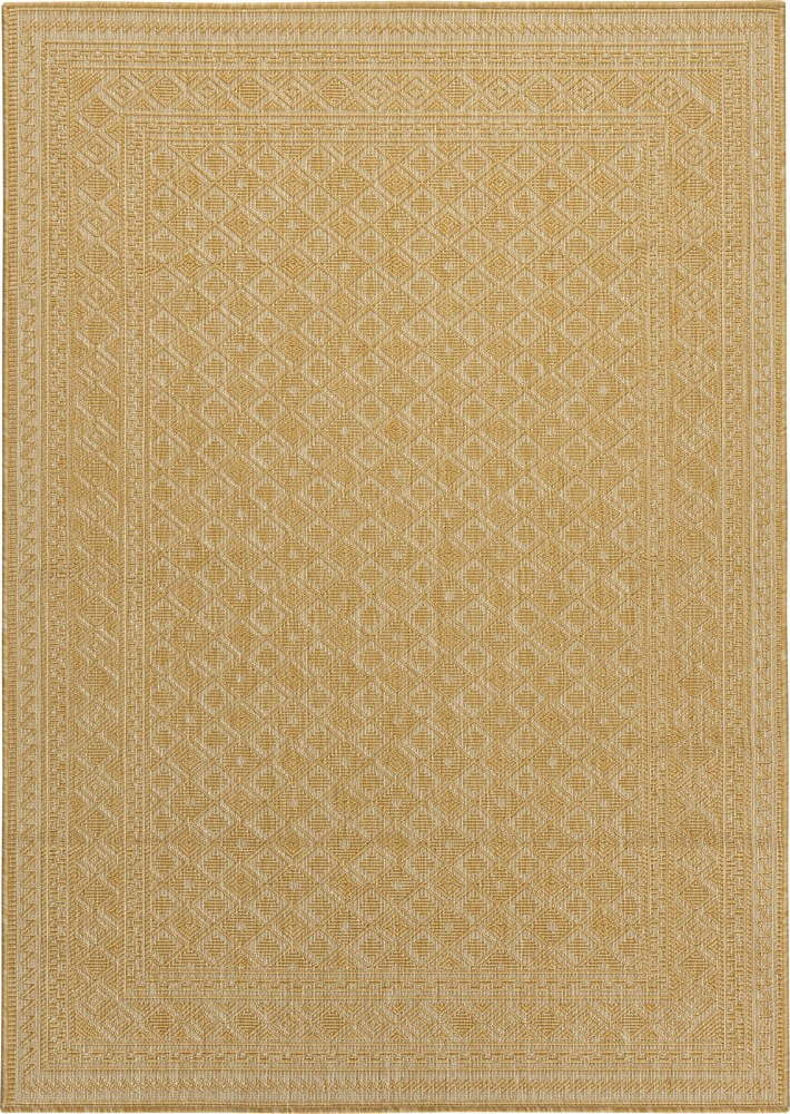 Žlutý venkovní koberec 290x200 cm Terrazzo - Floorita Floorita