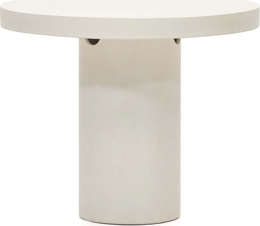 Betonový kulatý zahradní jídelní stůl ø 90 cm Aiguablava – Kave Home Kave Home