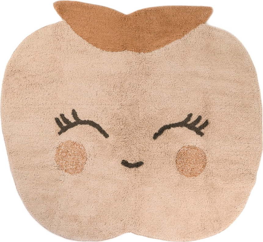 Béžový dětský koberec 95x105 cm Candy Apple – Nattiot Nattiot