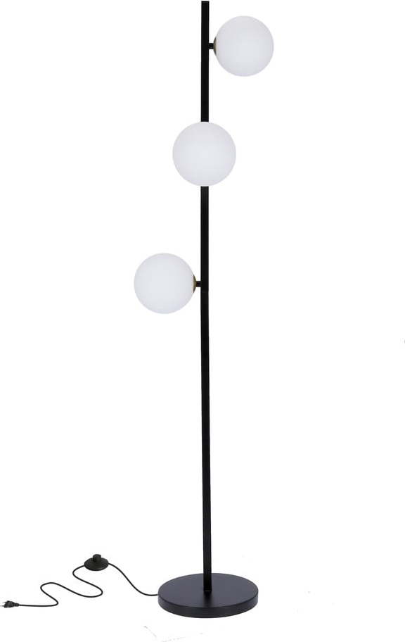 Černá stojací lampa (výška 150 cm) Kama – Candellux Lighting Candellux Lighting