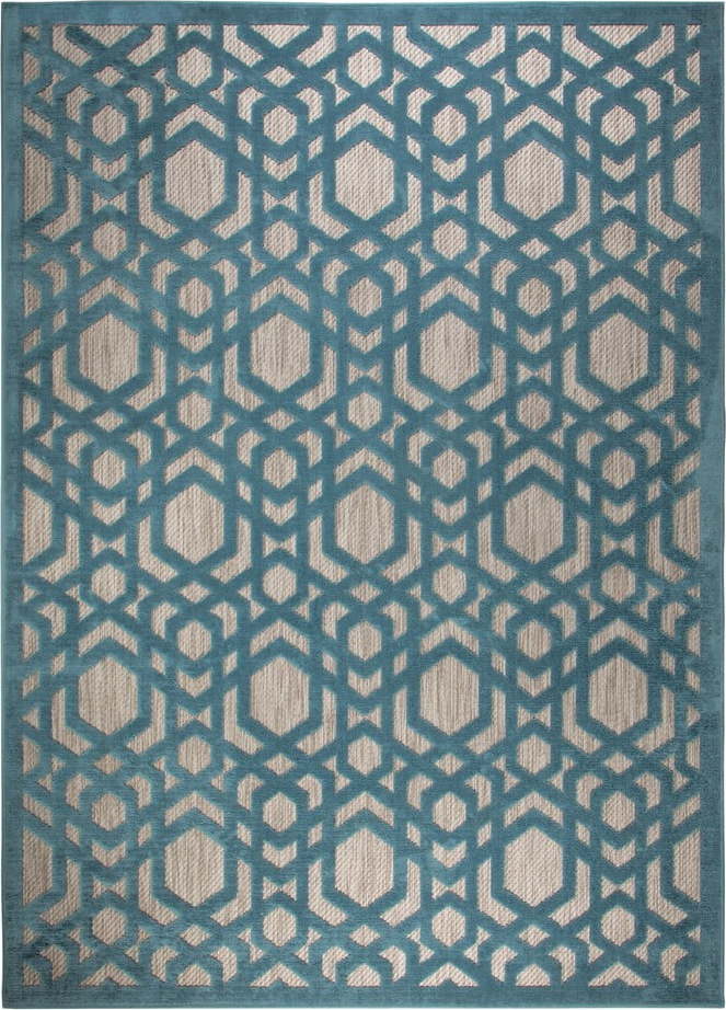 Modrý venkovní koberec 170x120 cm Oro - Flair Rugs Flair Rugs