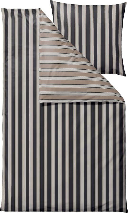 Šedé povlečení na jednolůžko z bio bavlny 135x200 cm Nordic – Södahl Södahl