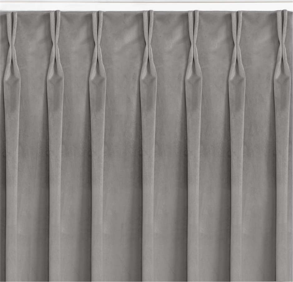 Šedý závěs 135x175 cm Vila – Homede HOMEDE