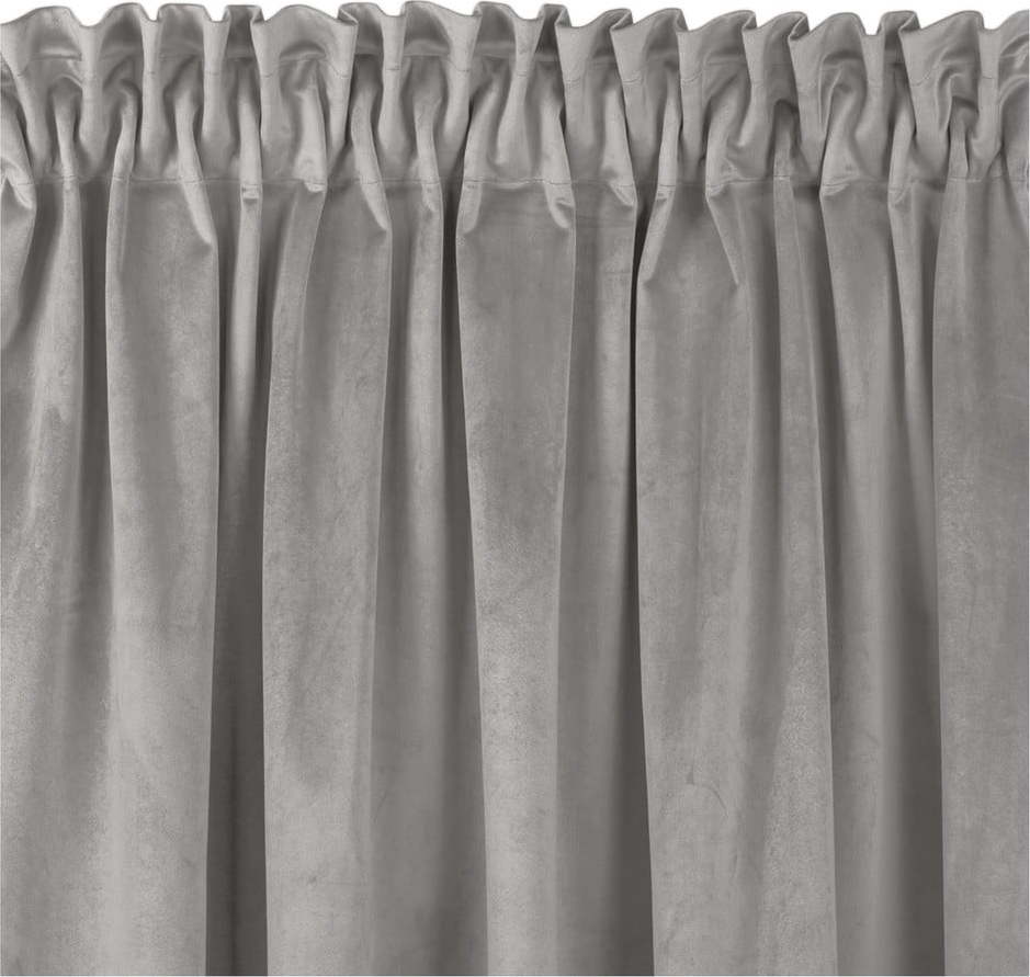 Šedý závěs 265x300 cm Vila – Homede HOMEDE