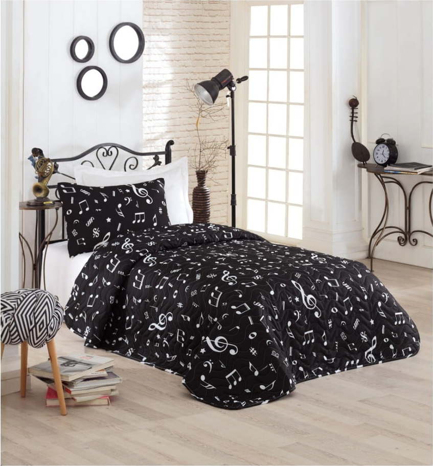 Set povlaku na polštář a přehozu přes jednolůžko Aalto