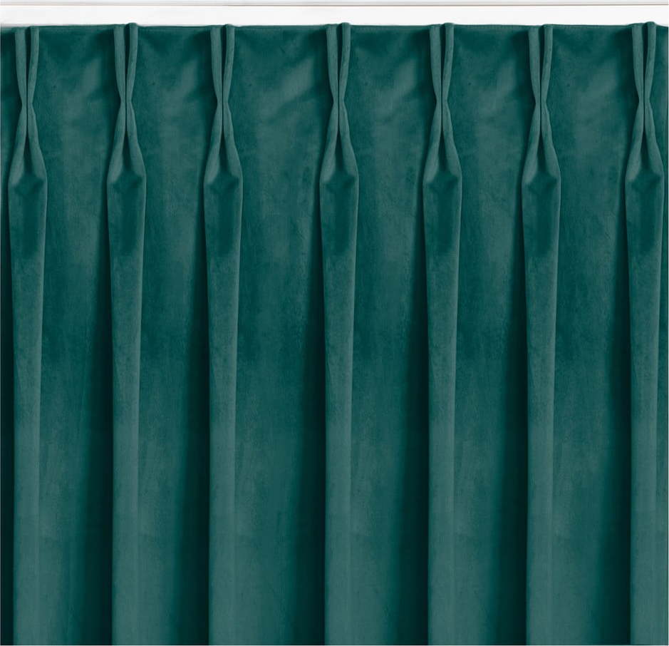 Tmavě zelený závěs 200x300 cm Vila – Homede HOMEDE