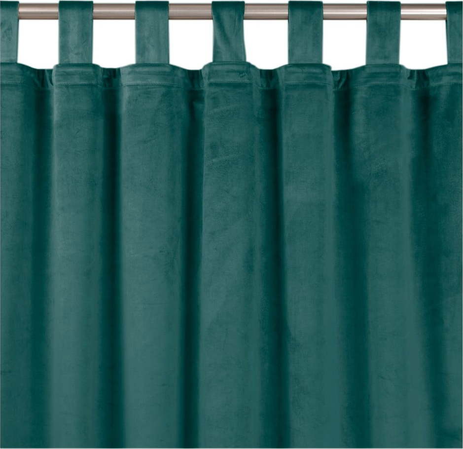 Tmavě zelený závěs 265x300 cm Vila – Homede HOMEDE