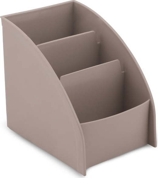 Béžové plastové koupelnové organizéry na kosmetiku v sadě 2 ks – Hermia Hermia