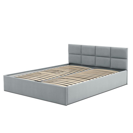 Čalouněná postel MONOS bez matrace rozměr 160x200 cm Světle šedá Signal-nabytek