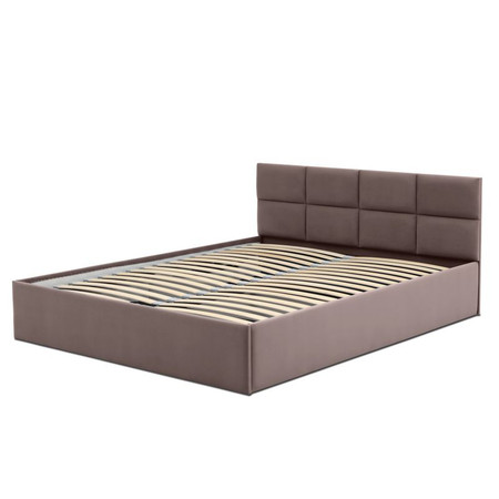 Čalouněná postel MONOS bez matrace rozměr 180x200 cm Kakao Signal-nabytek