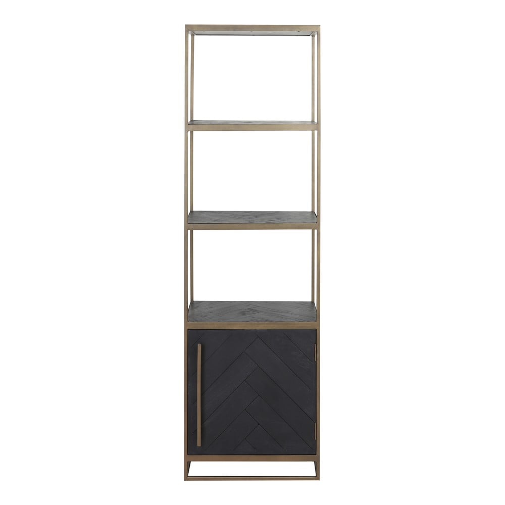 Černá knihovna z mangového dřeva 55x180 cm Chisa – Light & Living Light & Living