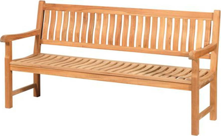 Dřevěná zahradní lavice v přírodní barvě Comfort – Exotan Exotan