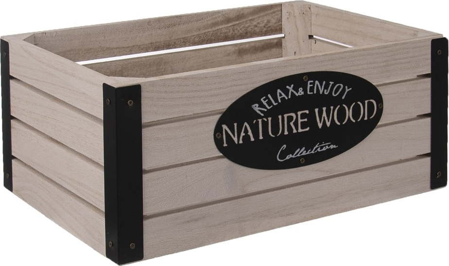 Dřevěný úložný box Rustic – Orion Orion
