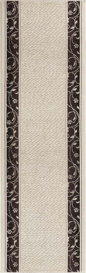 Hnědý/béžový koberec běhoun 200x80 cm Plant - Hanse Home Hanse Home