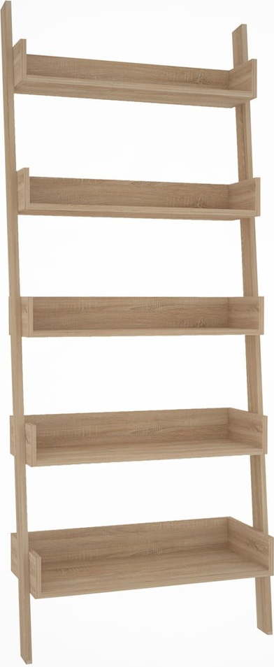 Knihovna v dekoru dubového dřeva Only Kalune Design