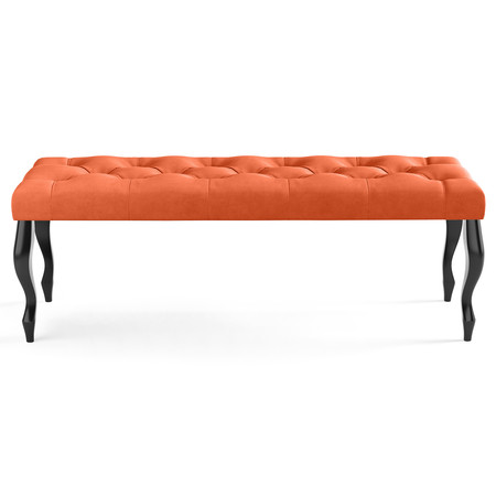 Lavice CHESTERFIELD 80x40 cm Oranžová SG-nábytek